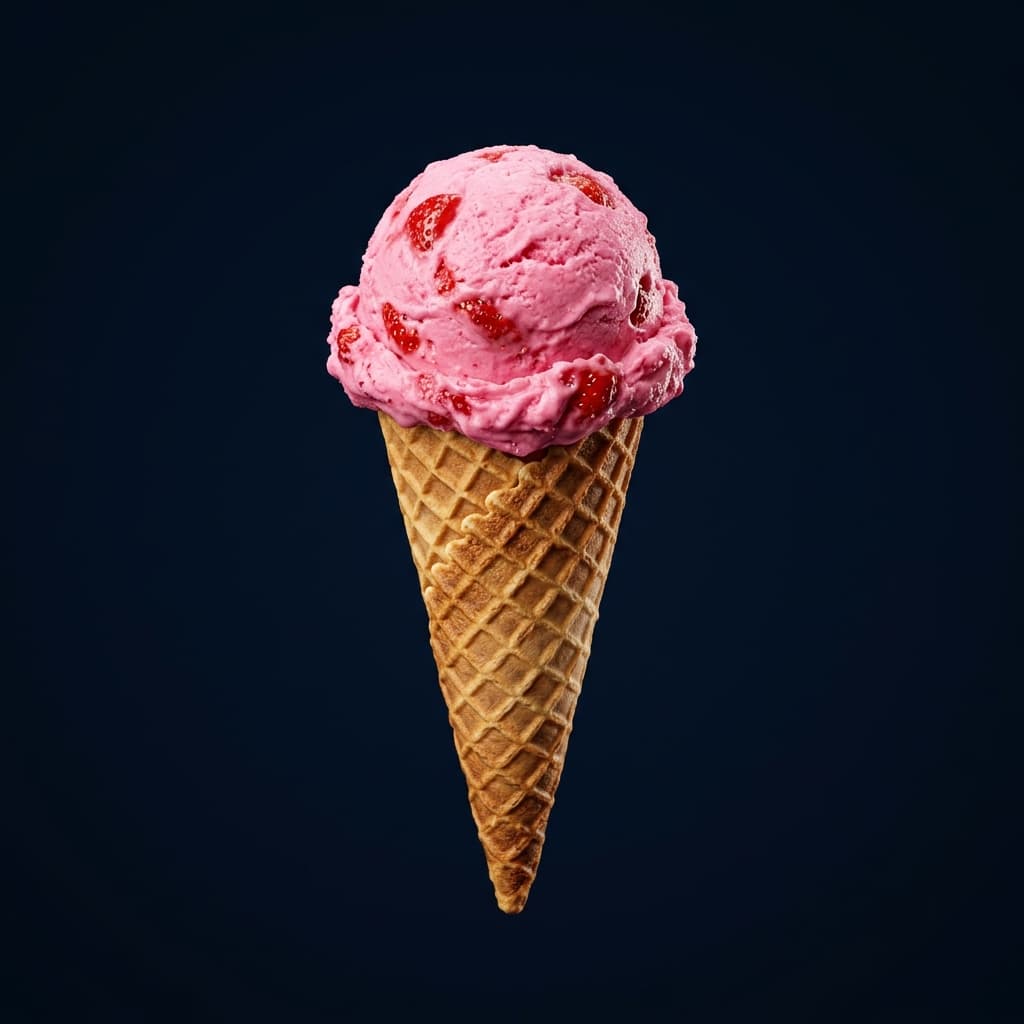 Strawberry Classic ice cream for Plainfield